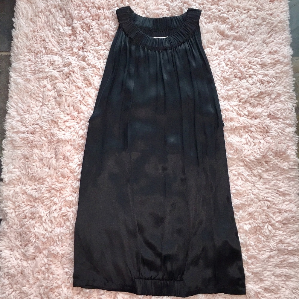 MM6 Maison Martin Margiela Black 100% Silk Tunic